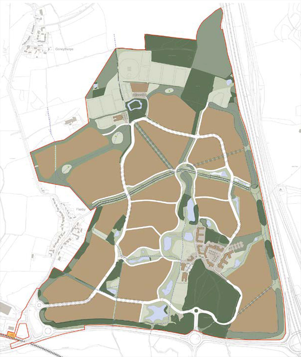 Flaxby Park site plan